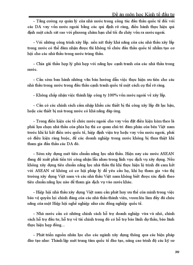 image for page Nâng cao khả năng thắng thầu của nhà thầu trong nước (Doanh nghiệp nhà nước) trong đấu thầu xây lắp quốc tế.