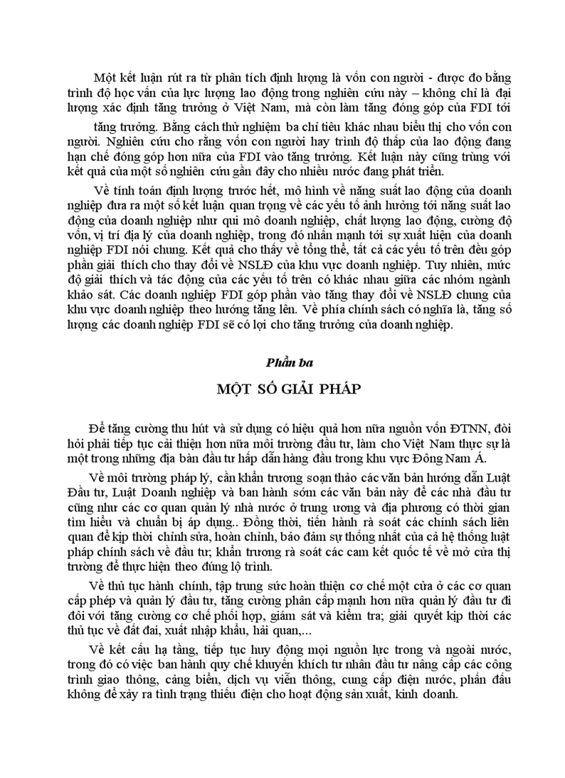 image for page Giải thích tác động tràn của FDI đến khu vực kinh tế trong nước
