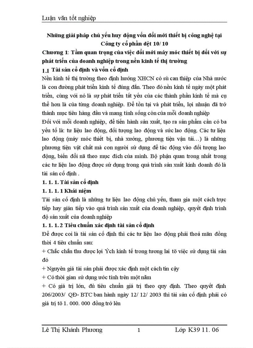 image for page Một số giải pháp huy động vốn đổi mới máy móc thiết bị công nghệ ở Công ty Cổ phần dệt