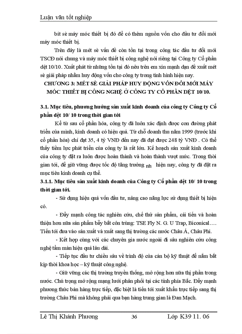 image for page Một số giải pháp huy động vốn đổi mới máy móc thiết bị công nghệ ở Công ty Cổ phần dệt
