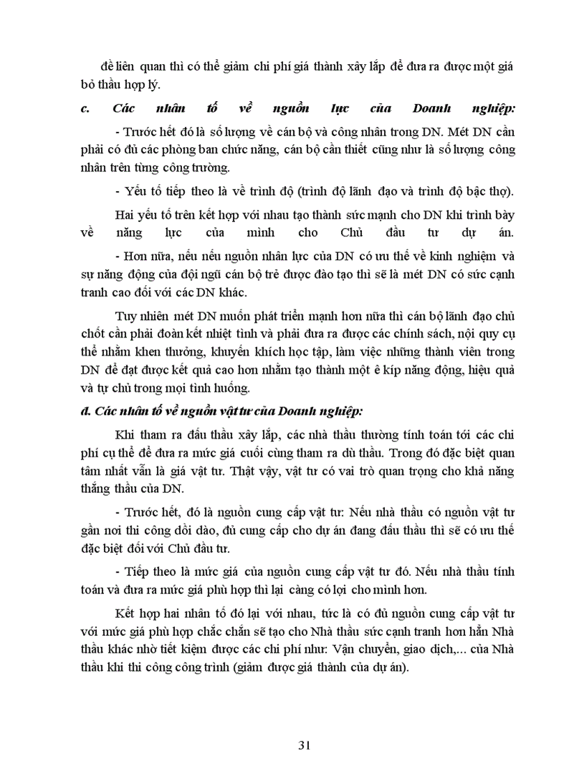 image for page Một số biện pháp nhằm nâng cao khả năng thắng thầu xây lắp ở Công ty Xây lắp & Vật tư xây dựng I