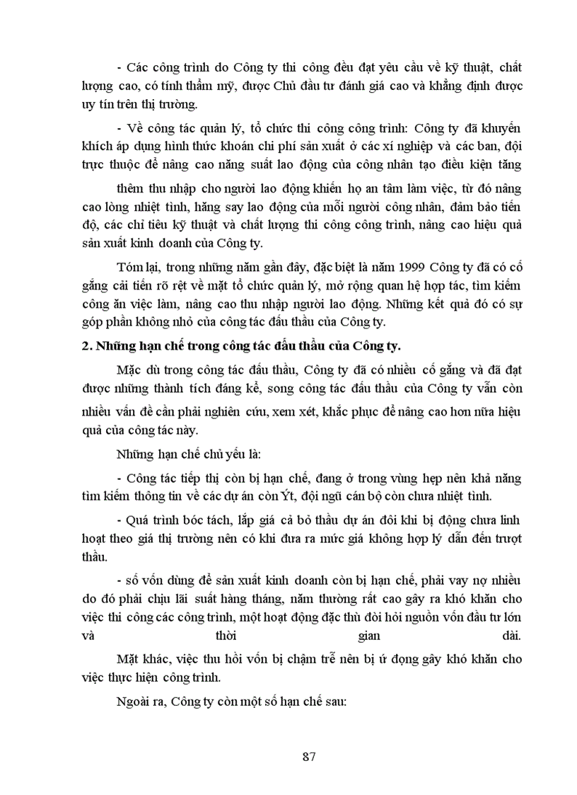 image for page Một số biện pháp nhằm nâng cao khả năng thắng thầu xây lắp ở Công ty Xây lắp & Vật tư xây dựng I