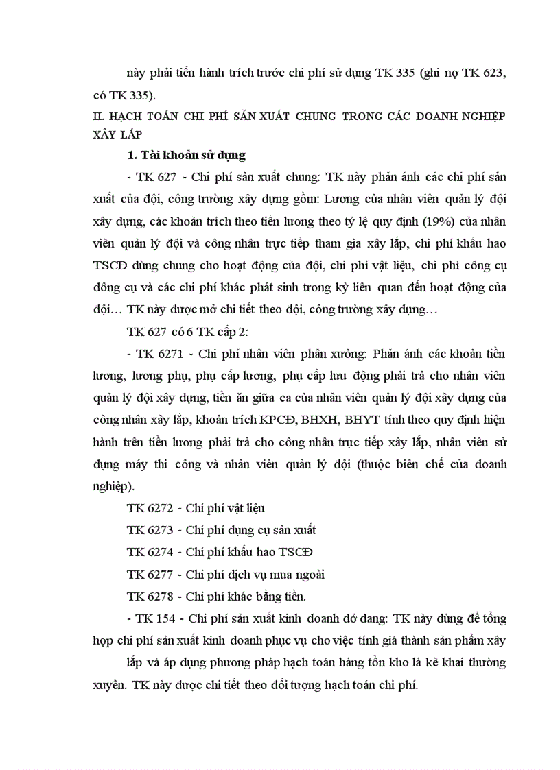image for page Chi phí sản xuất chung trong doanh nghiệp xây lắp