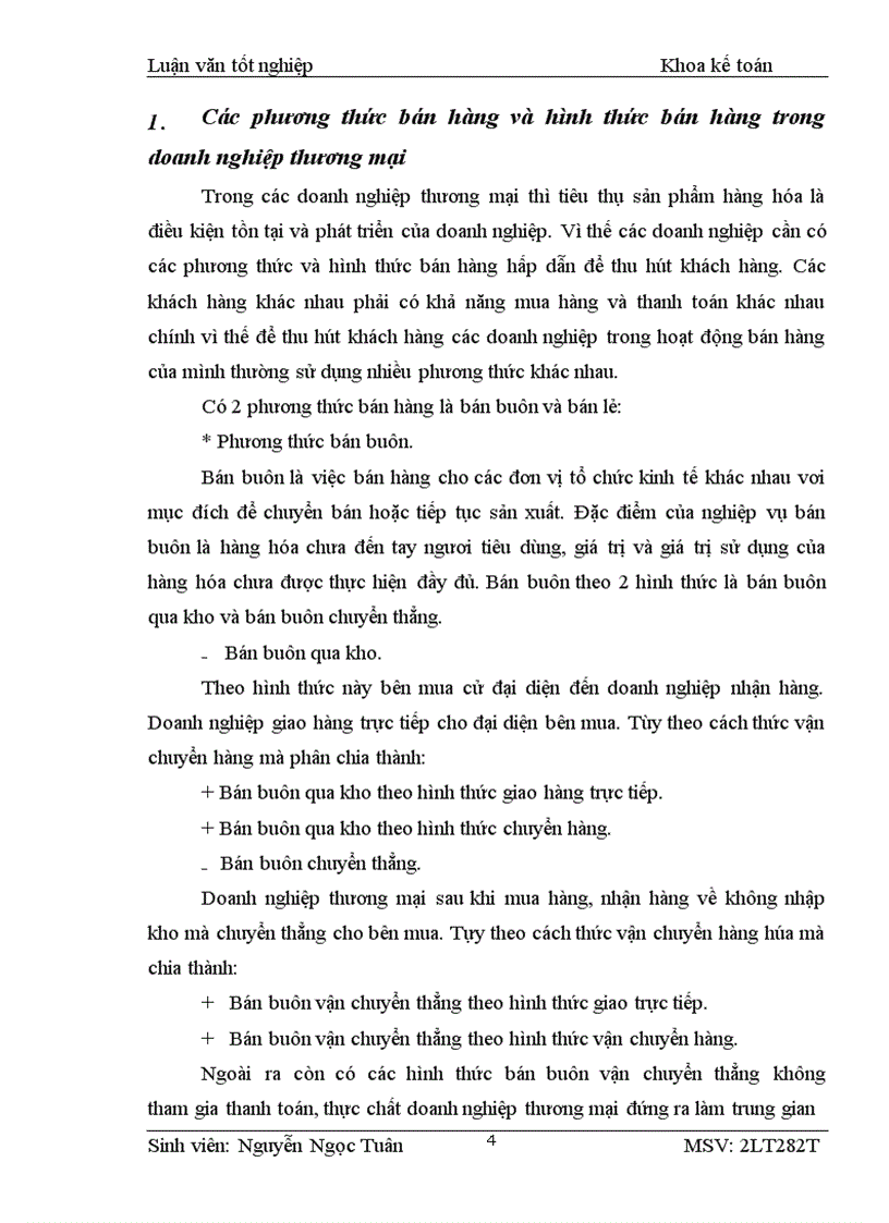 image for page Kế toán bán hàng và xác định kết quả bán hàng của công ty tnhh thương mại dịch vụ và đầu tư nhất long