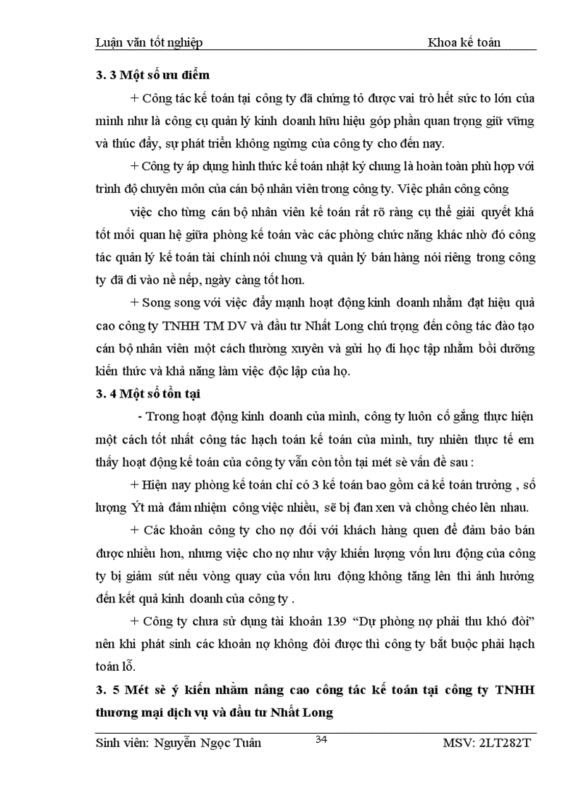 image for page Kế toán bán hàng và xác định kết quả bán hàng của công ty tnhh thương mại dịch vụ và đầu tư nhất long