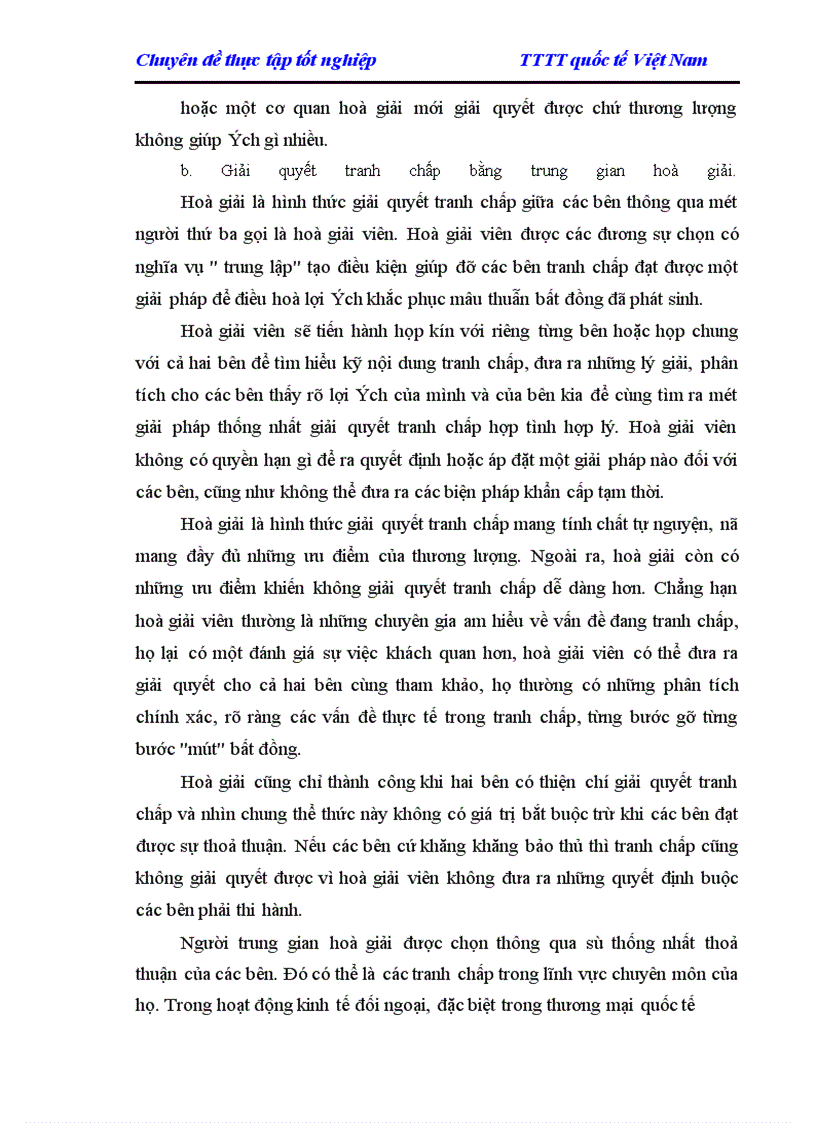 image for page Giải quyết các tranh chấp trong thương mại Quốc tế ở Việt Nam hiện nay