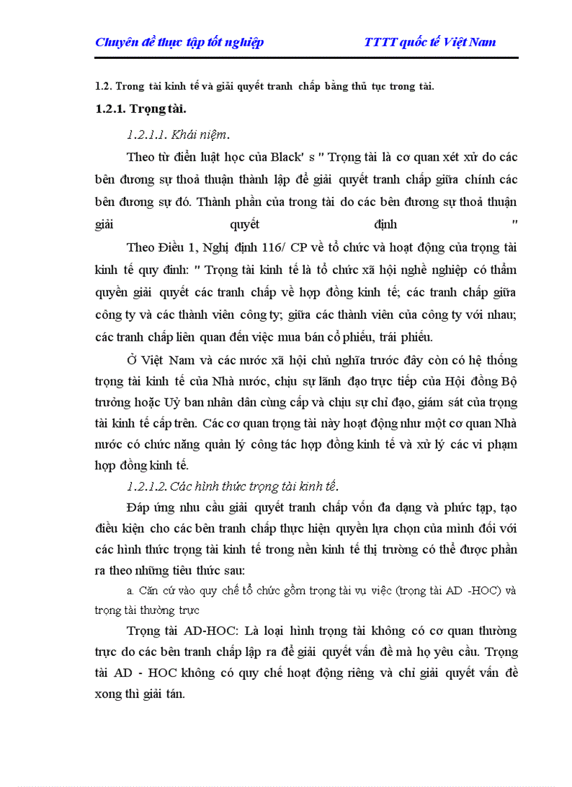 image for page Giải quyết các tranh chấp trong thương mại Quốc tế ở Việt Nam hiện nay