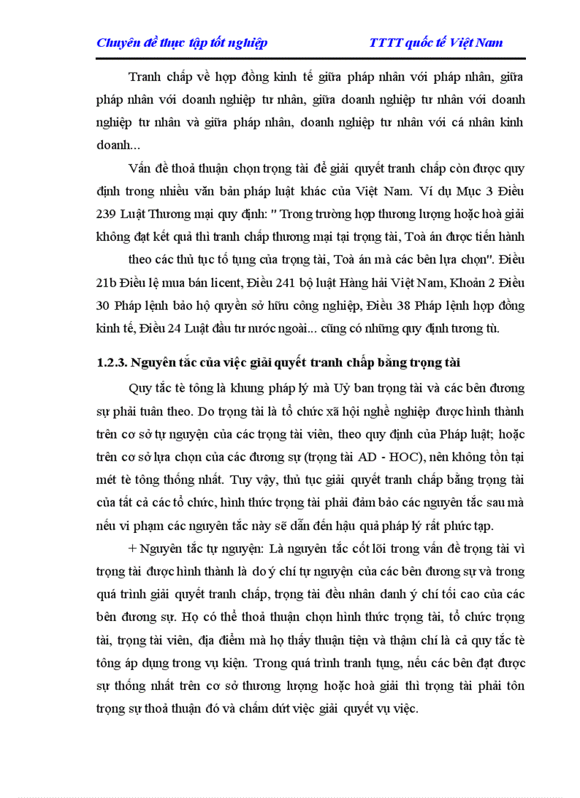 image for page Giải quyết các tranh chấp trong thương mại Quốc tế ở Việt Nam hiện nay