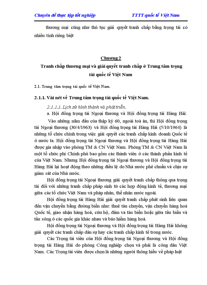 image for page Giải quyết các tranh chấp trong thương mại Quốc tế ở Việt Nam hiện nay