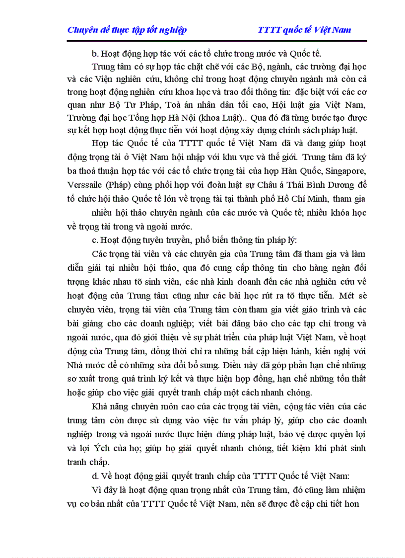 image for page Giải quyết các tranh chấp trong thương mại Quốc tế ở Việt Nam hiện nay