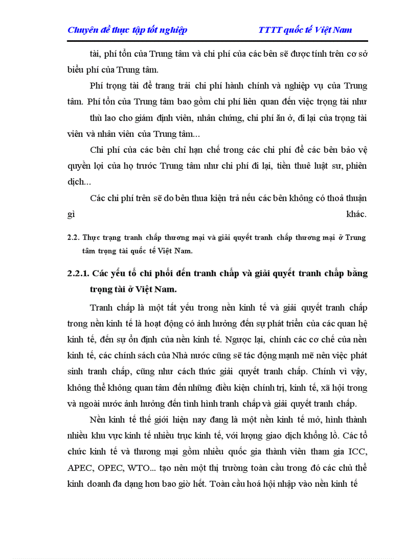 image for page Giải quyết các tranh chấp trong thương mại Quốc tế ở Việt Nam hiện nay