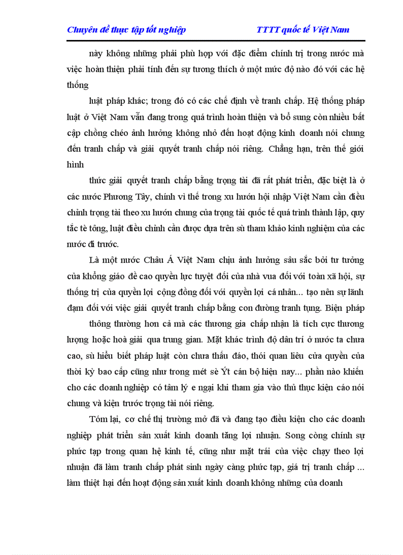 image for page Giải quyết các tranh chấp trong thương mại Quốc tế ở Việt Nam hiện nay