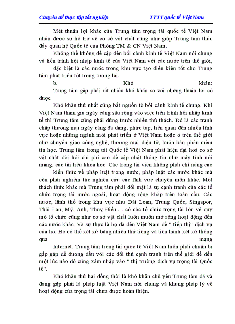 image for page Giải quyết các tranh chấp trong thương mại Quốc tế ở Việt Nam hiện nay