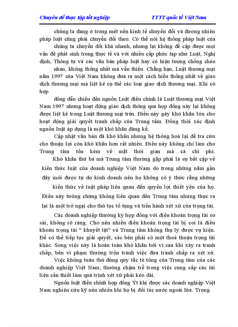 image for page Giải quyết các tranh chấp trong thương mại Quốc tế ở Việt Nam hiện nay