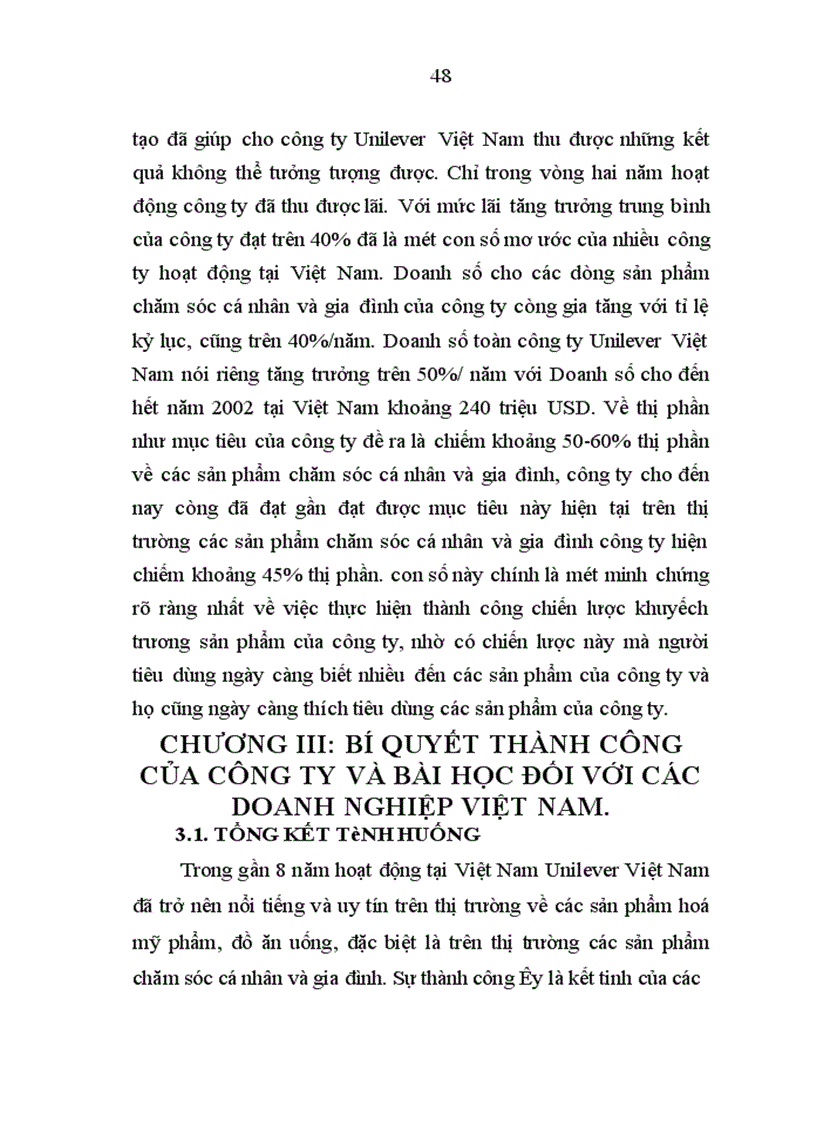 image for page Chiến lược kinh doanh của Công ty Unilever Việt Nam