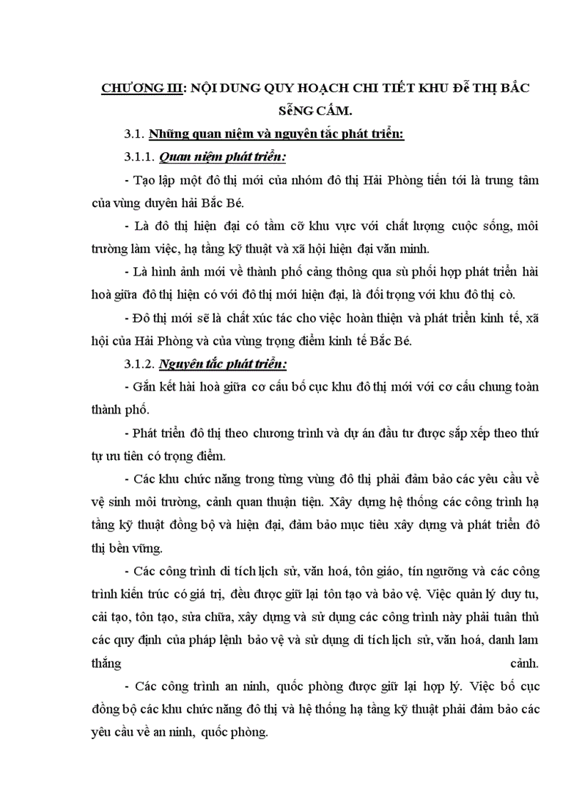 image for page Sự cần thiết phải lập quy hoạch