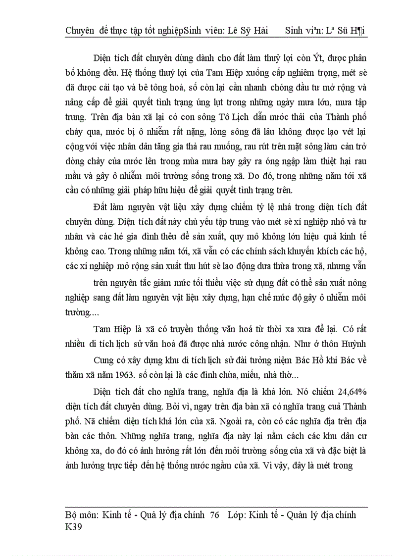 image for page Quy hoạch sử dụng đất xã Tam Hiệp - Thanh Trì - Hà Nội.