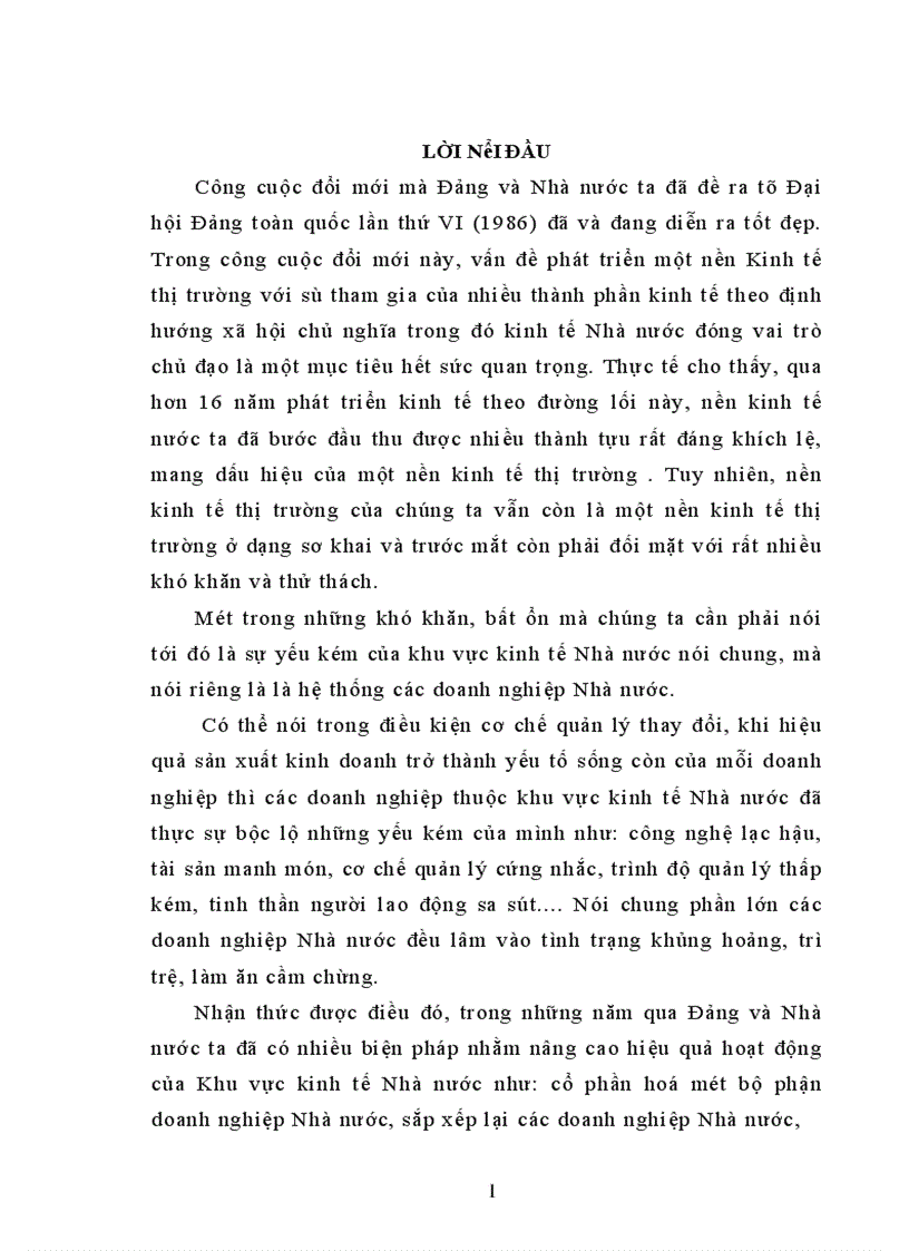 image for page Vấn đề Cổ phần hoá doanh nghiệp Nhà nước thực trạng và giải pháp