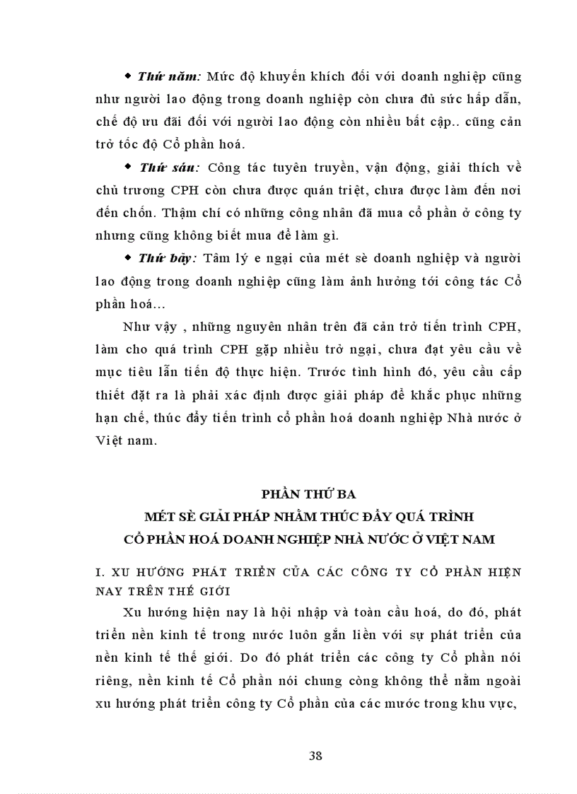 image for page Vấn đề Cổ phần hoá doanh nghiệp Nhà nước thực trạng và giải pháp