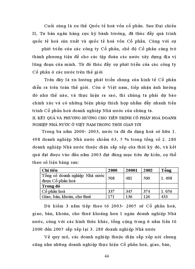 image for page Vấn đề Cổ phần hoá doanh nghiệp Nhà nước thực trạng và giải pháp