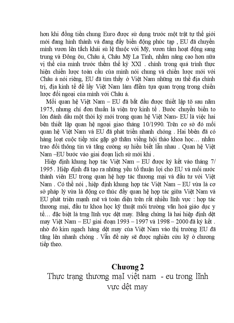 image for page Các giải pháp thúc đẩy thương mại Việt Nam – EU trong lĩnh vực dệt may .