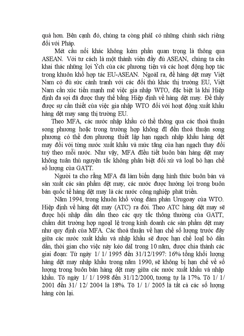 image for page Các giải pháp thúc đẩy thương mại Việt Nam – EU trong lĩnh vực dệt may .