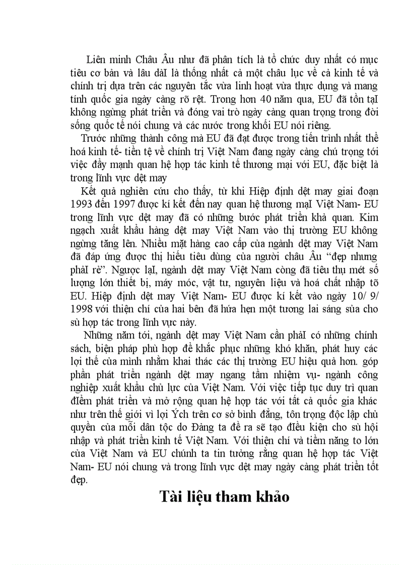 image for page Các giải pháp thúc đẩy thương mại Việt Nam – EU trong lĩnh vực dệt may .