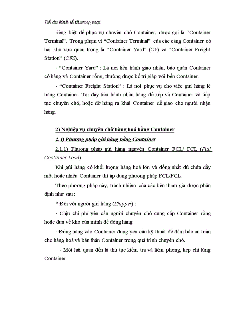 image for page Container hoá trong vận tải biển ở Việt Nam