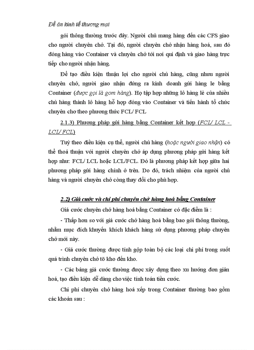 image for page Container hoá trong vận tải biển ở Việt Nam