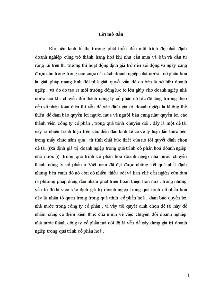 Thực trạng và những vẫn đề liên quan trong quá trình cổ phần hoá doanh nghiệp nhà nước ở việt nam