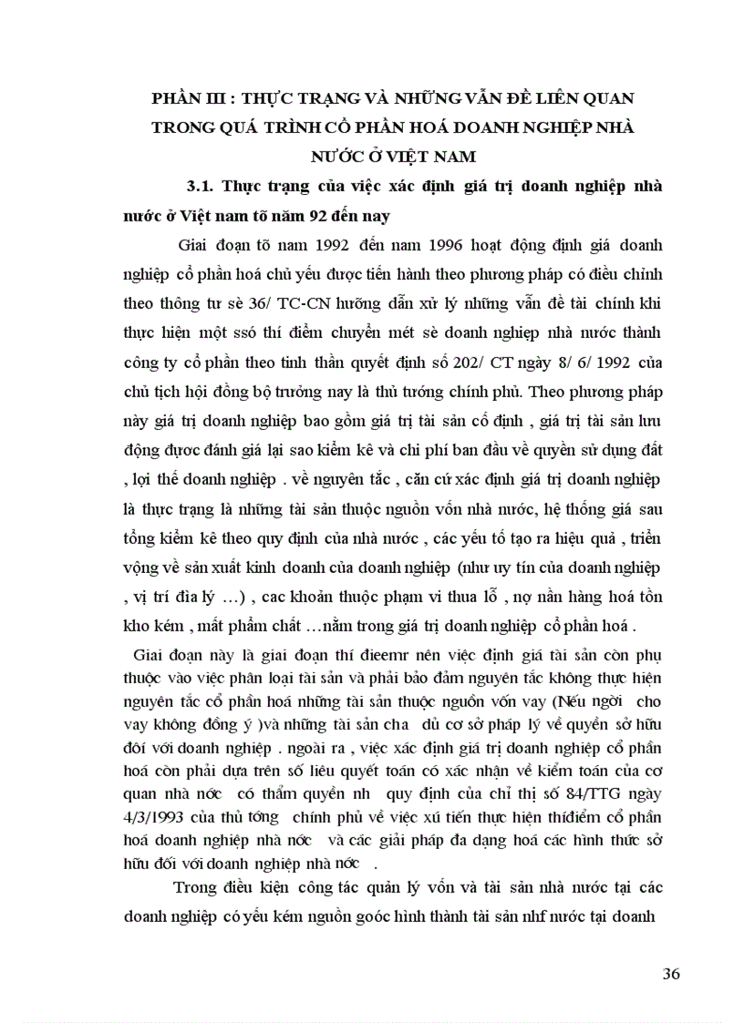image for page Thực trạng và những vẫn đề liên quan trong quá trình cổ phần hoá doanh nghiệp nhà nước ở việt nam