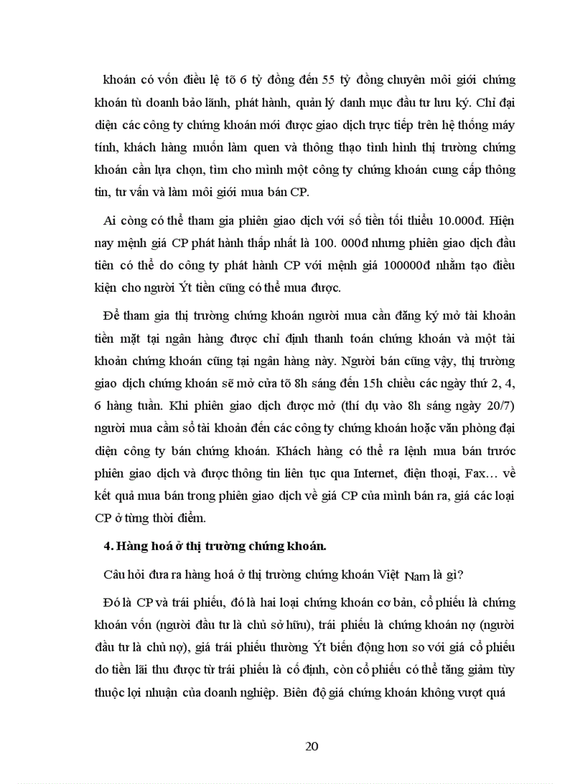 image for page Những vấn đề cơ bản về thị trường chứng khoán