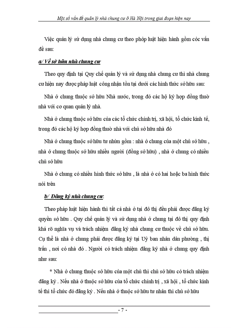 image for page Một số vấn đề quản lý chung cư ở HÀ NỘI trong giai đoạn hiện nay