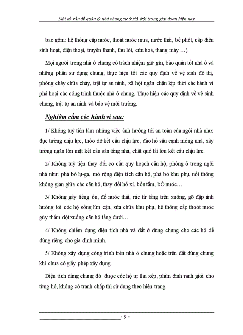 image for page Một số vấn đề quản lý chung cư ở HÀ NỘI trong giai đoạn hiện nay