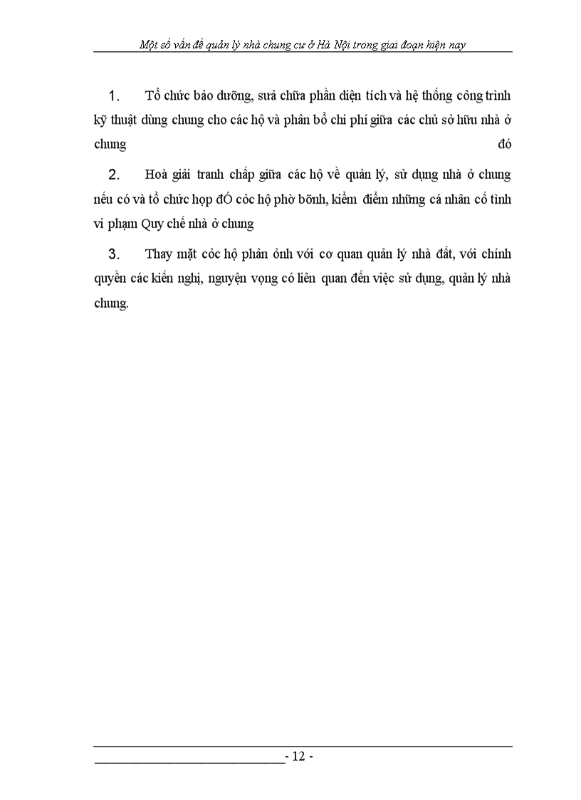 image for page Một số vấn đề quản lý chung cư ở HÀ NỘI trong giai đoạn hiện nay