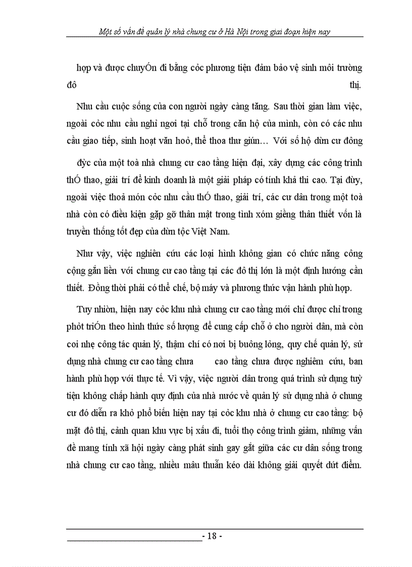 image for page Một số vấn đề quản lý chung cư ở HÀ NỘI trong giai đoạn hiện nay
