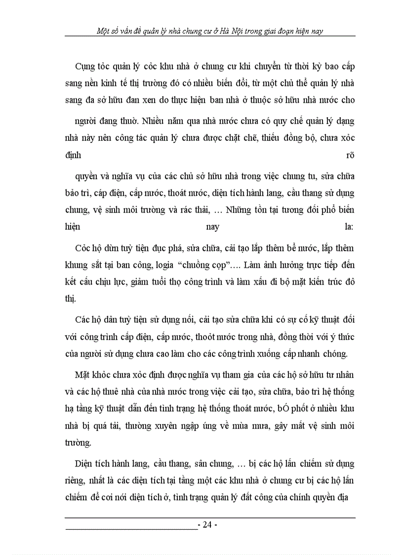 image for page Một số vấn đề quản lý chung cư ở HÀ NỘI trong giai đoạn hiện nay