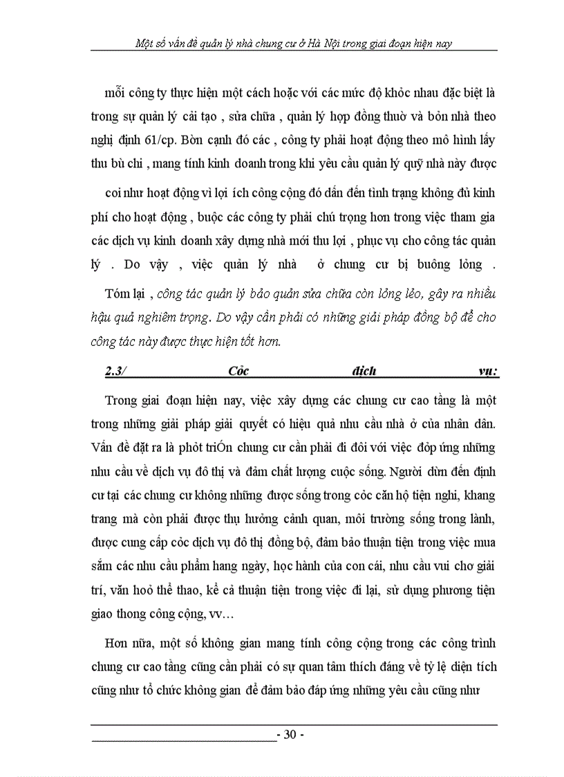 image for page Một số vấn đề quản lý chung cư ở HÀ NỘI trong giai đoạn hiện nay