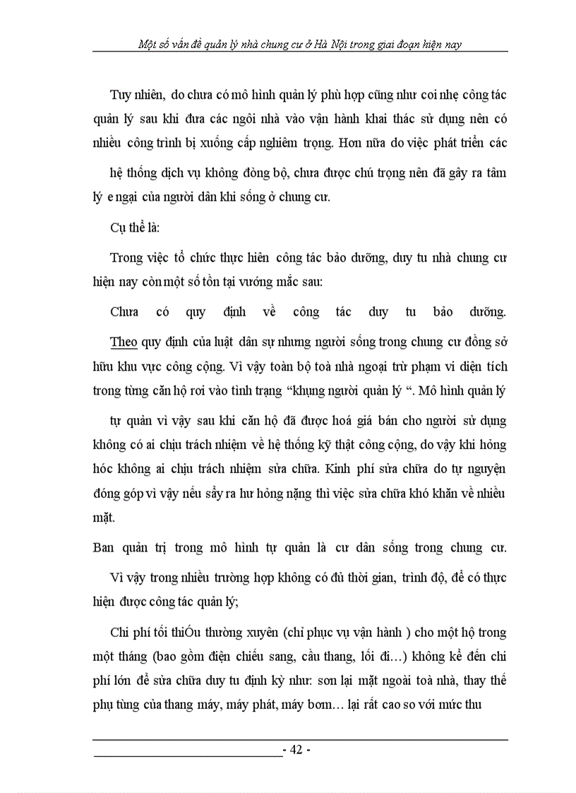 image for page Một số vấn đề quản lý chung cư ở HÀ NỘI trong giai đoạn hiện nay