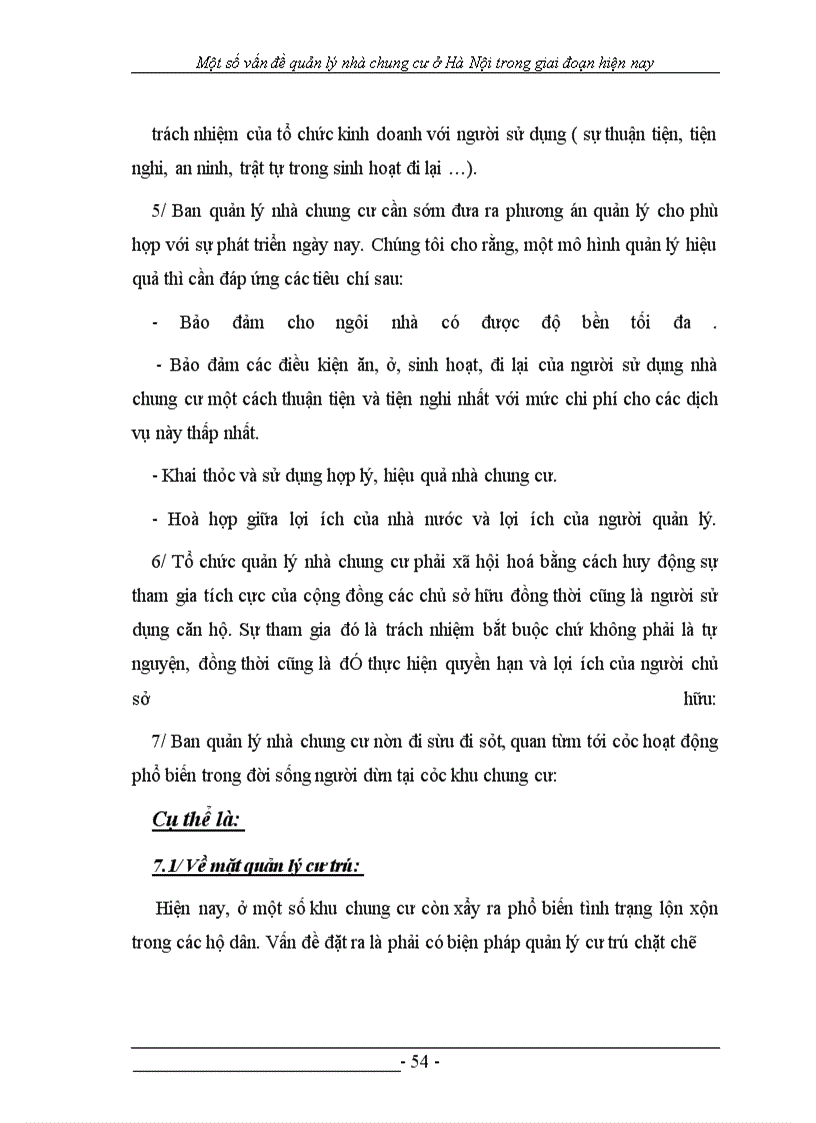 image for page Một số vấn đề quản lý chung cư ở HÀ NỘI trong giai đoạn hiện nay
