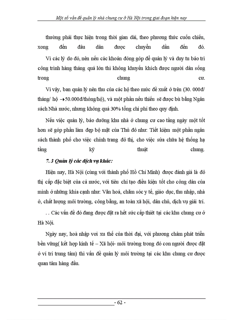 image for page Một số vấn đề quản lý chung cư ở HÀ NỘI trong giai đoạn hiện nay