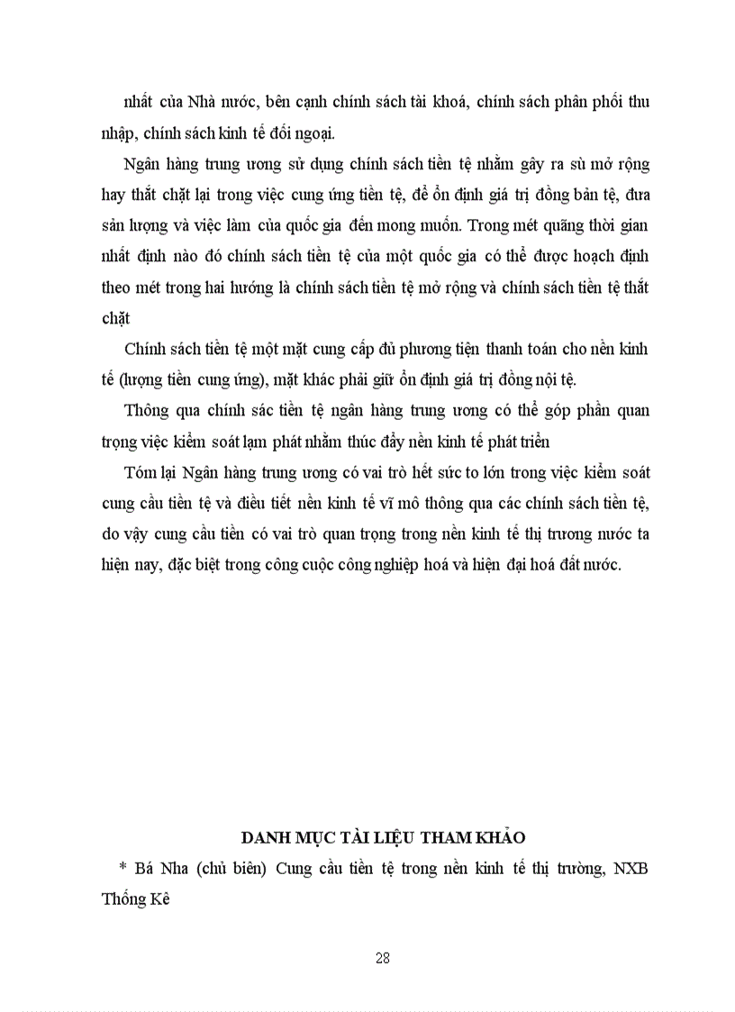 image for page Cân bằng cung cầu tiền tệ ở việt nam hiện nay