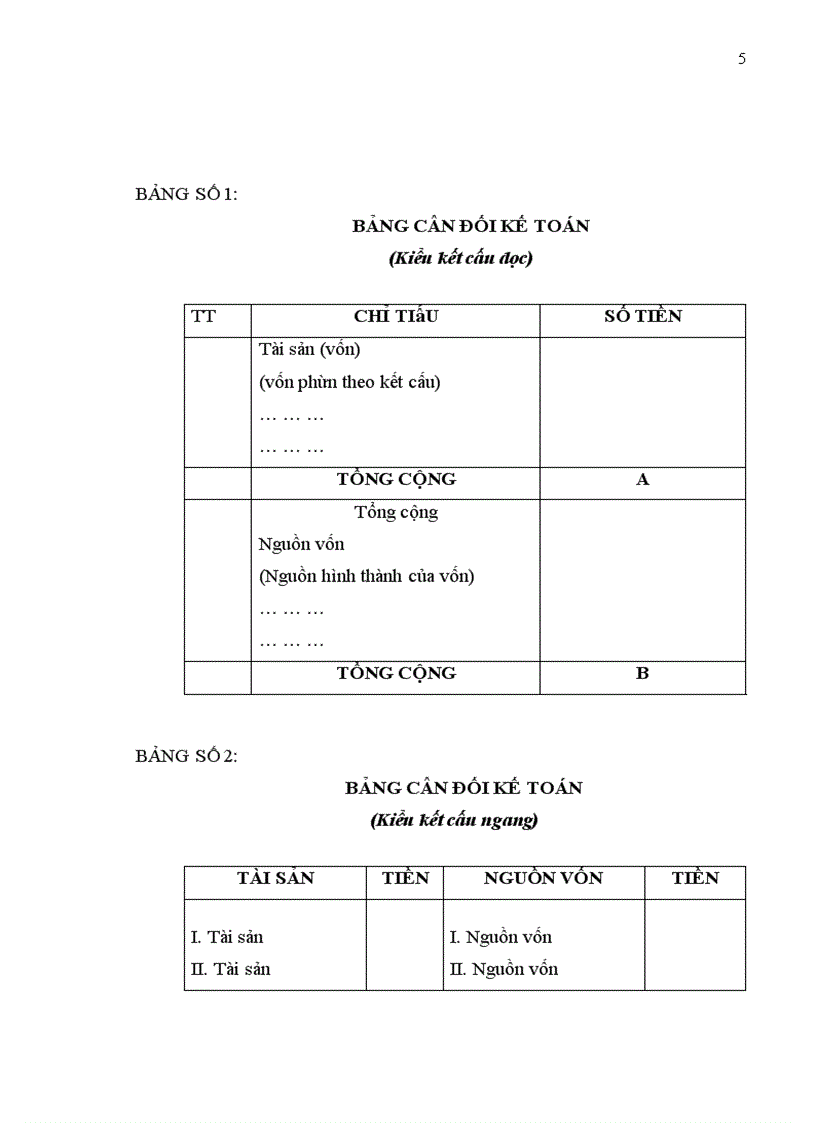 image for page Hoàn thiện bảng cân đối kế toán Việt nam