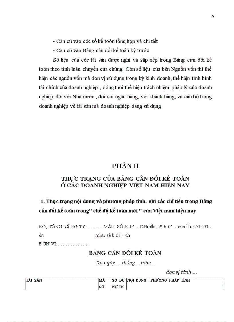 image for page Hoàn thiện bảng cân đối kế toán Việt nam