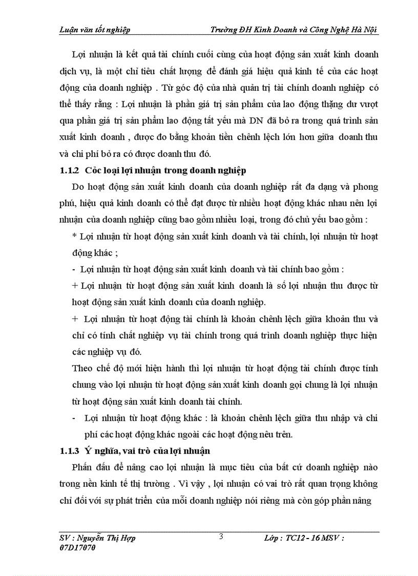image for page Lợi nhuận và một số biện pháp nhằm nâng cao lợi nhuận tại công ty TNHH Thương Mại Đầu Tư Hiển Em – Ba Lan