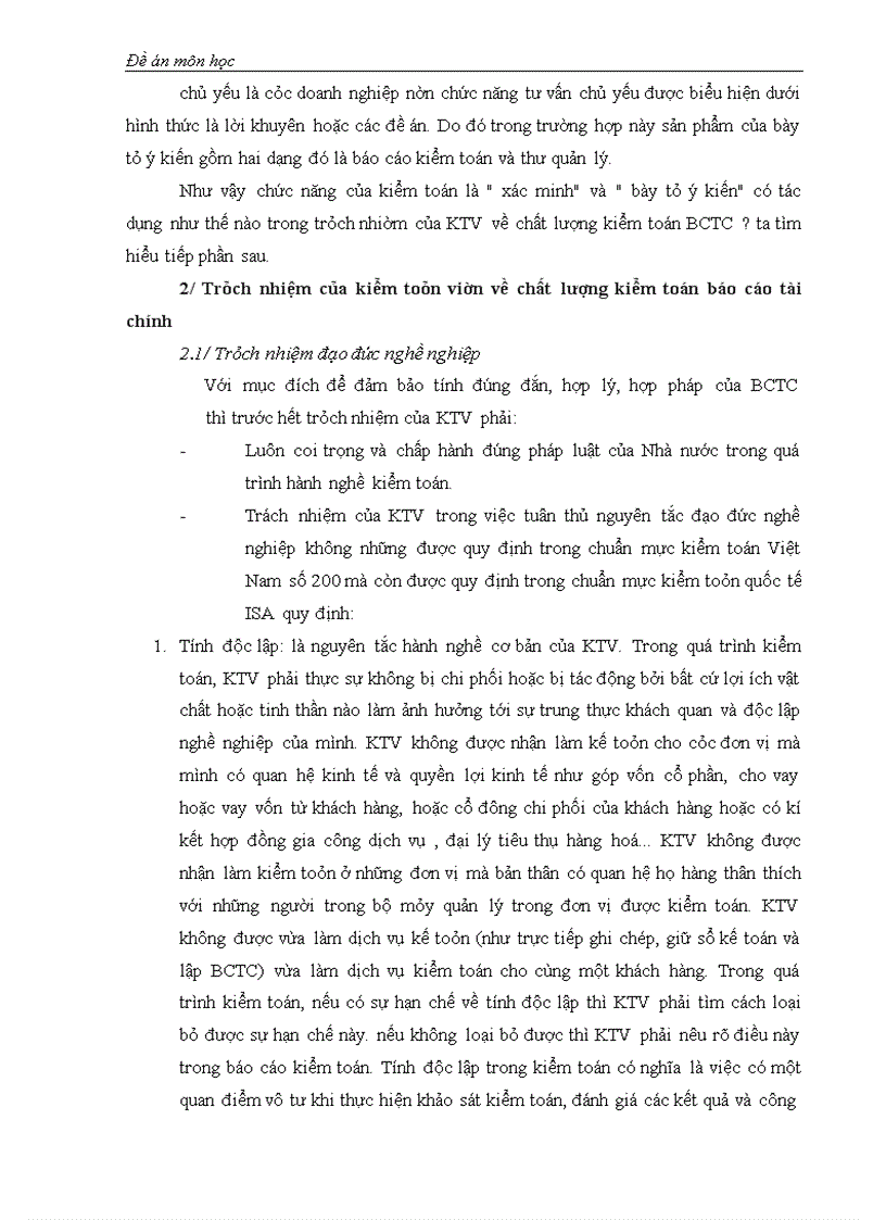 image for page Mối quan hệ giữa chức năng kiểm toán với trách nhiệm của kiểm toán viên về chất lượng kiểm toán báo cáo tài chính.
