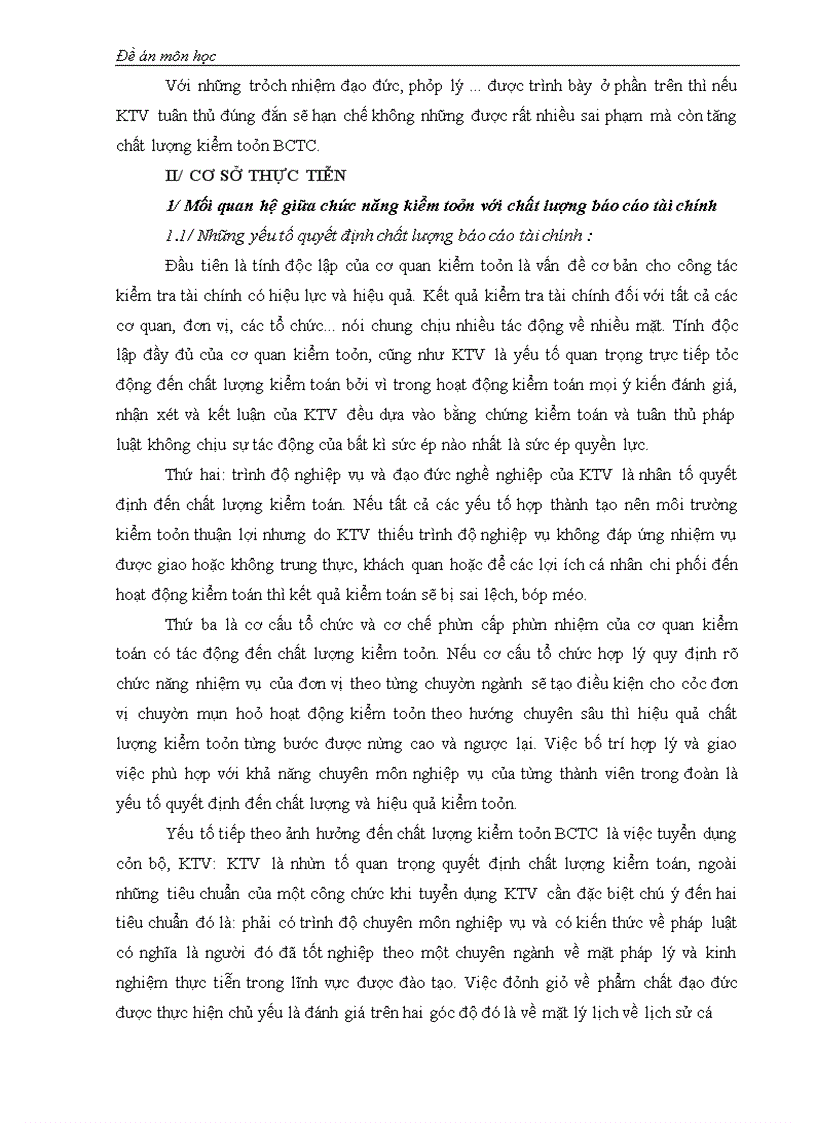 image for page Mối quan hệ giữa chức năng kiểm toán với trách nhiệm của kiểm toán viên về chất lượng kiểm toán báo cáo tài chính.