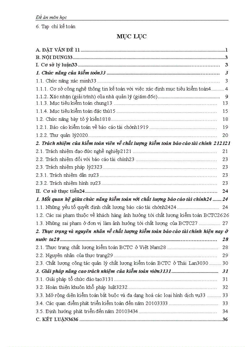 image for page Mối quan hệ giữa chức năng kiểm toán với trách nhiệm của kiểm toán viên về chất lượng kiểm toán báo cáo tài chính.