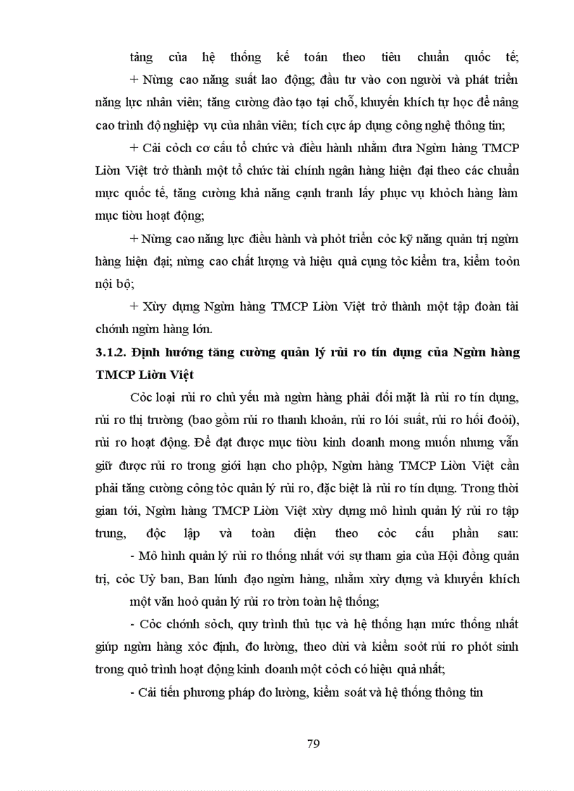 image for page Quản lý rủi ro tín dụng tại Ngân hàng TMCP Liên Việt