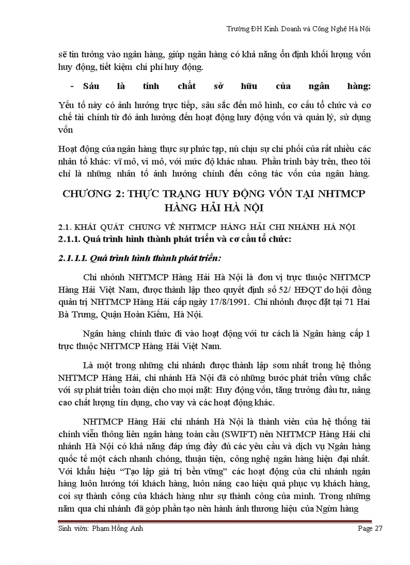 image for page Mở rộng huy động vốn tại Ngân hàng TMCP Hàng Hải Hà Nội